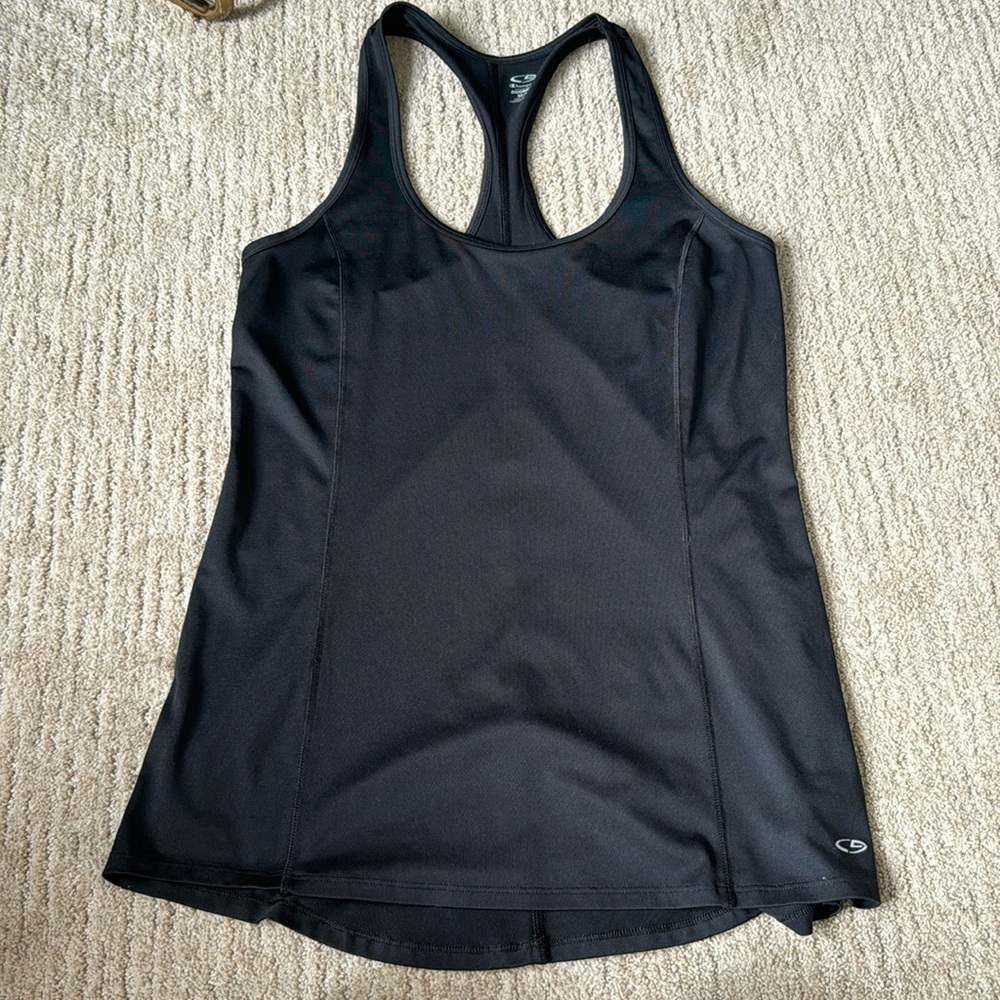 Champion black workout tank top!